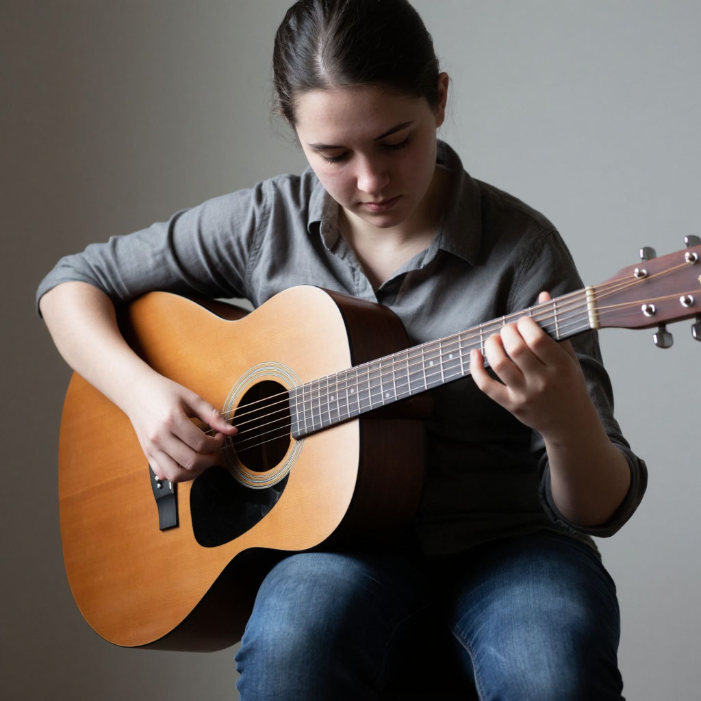 уроки игры на гитаре для девушки