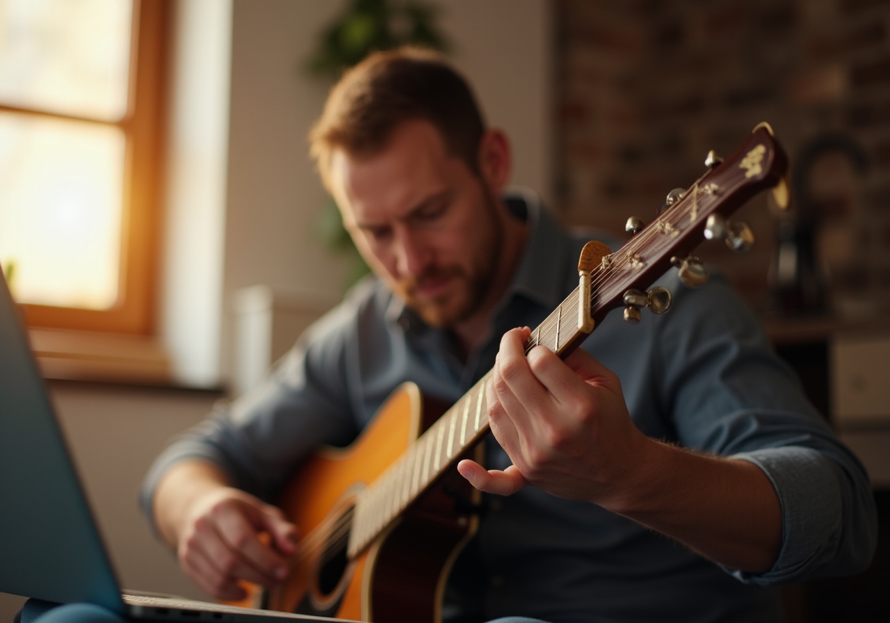 Обучение игре на гитаре онлайн или с преподавателем: что выбрать
